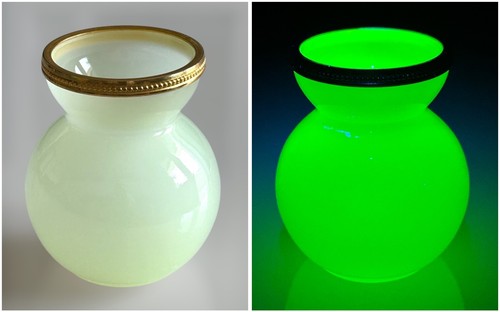 Venise opaline vase 1960s - venise,