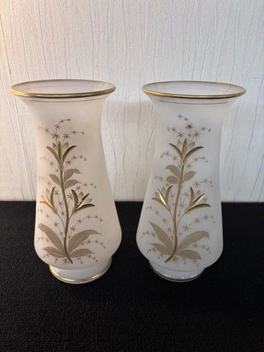 Pair opaline vases - opaline,