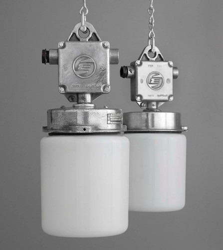 Vintage opaline pendant light - vintage,
