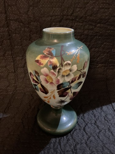 Antique opaline vase hand - opaline,