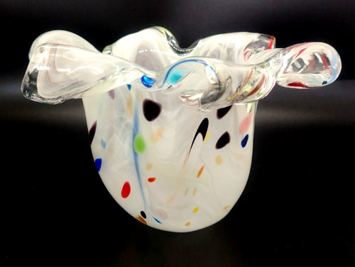Vintage opaline art glass - art,