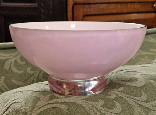Vintage cased pink opaline - opaline, art