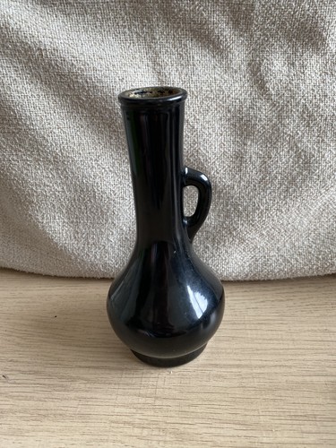 Opaline black vase german - vase, w.