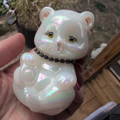 Hand painted fenton opalescent - fenton,