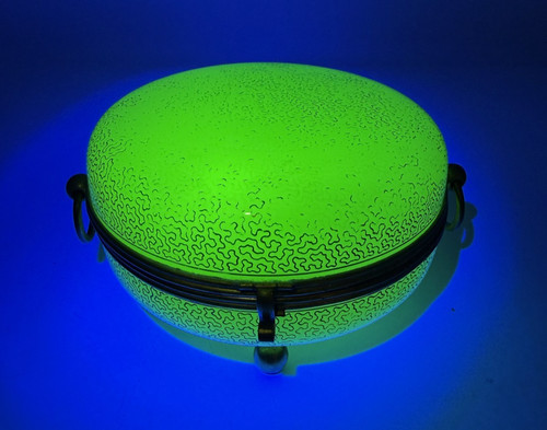 Antique french opaline uranium - antique,