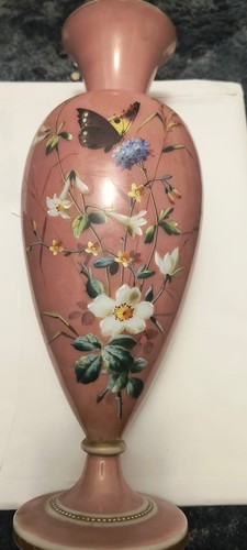 Opaline glass vase - glass, very