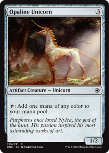 Opaline unicorn conspiracy - unicorn,