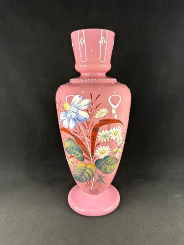 Antique pink opaline glass - opaline,
