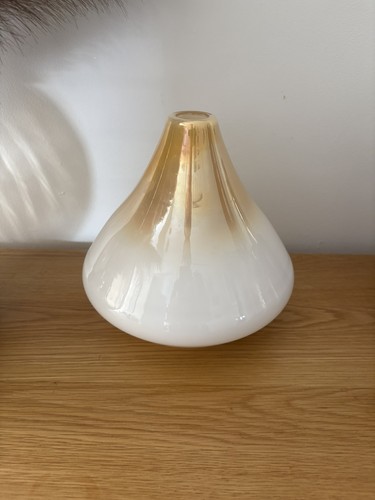Amber gold opaline white - amber,