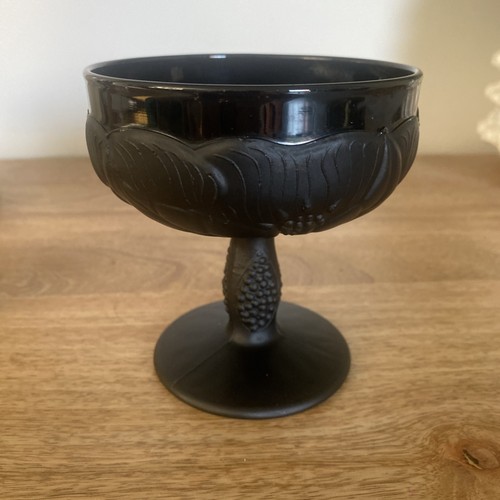 Rare black glass - rare, goblet
