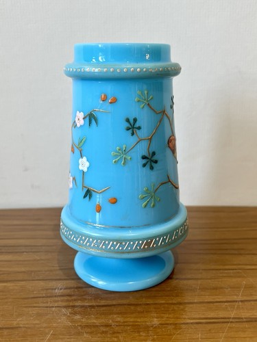 Vintage hand painted blue - painted,