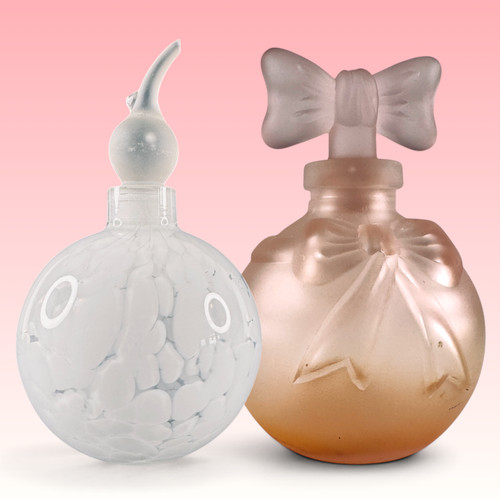 White opaline and pink