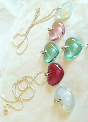 Pink and opalescent - , blue