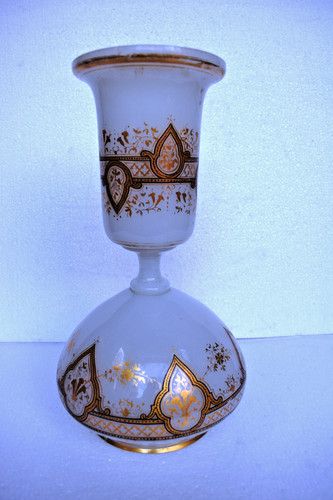 Antique opaline glass spill - opaline,