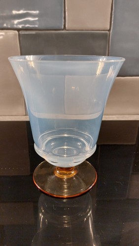 Opaline glass goblet - opaline,